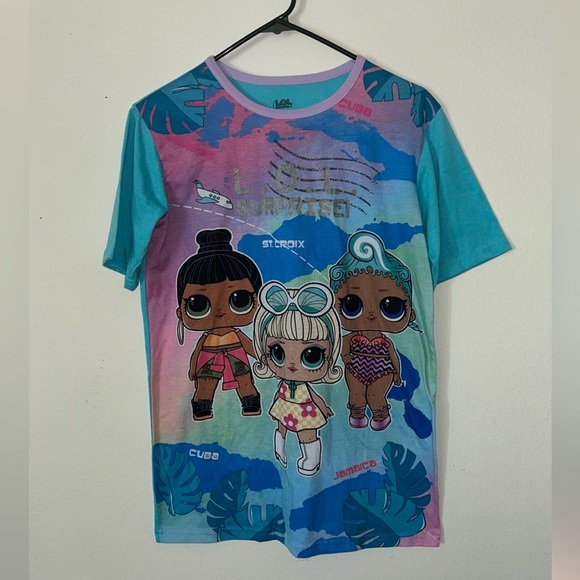 Youth Girl L.O.L Suprise Doll T-Shirt Size 10/12 - Picture 1 of 4